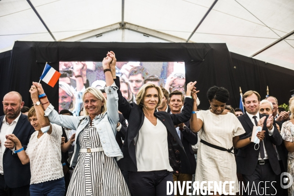 Meeting de campagne a la primaire de la droite de valerie pecresse