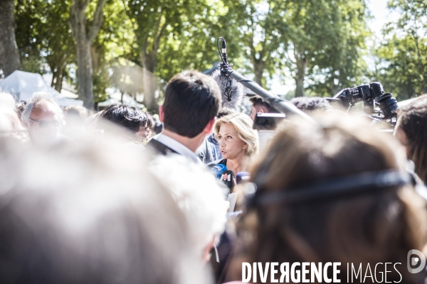 Meeting de campagne a la primaire de la droite de valerie pecresse