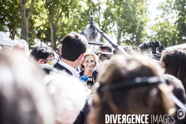 Meeting de campagne a la primaire de la droite de valerie pecresse