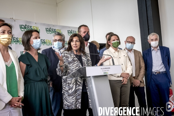 Anne Hidalgo à Villeurbanne.