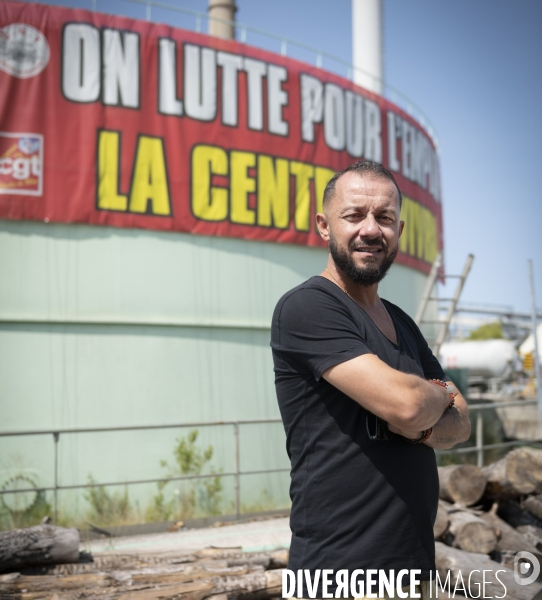 Réunion syndicale à la Centrale thermique de Gardanne.