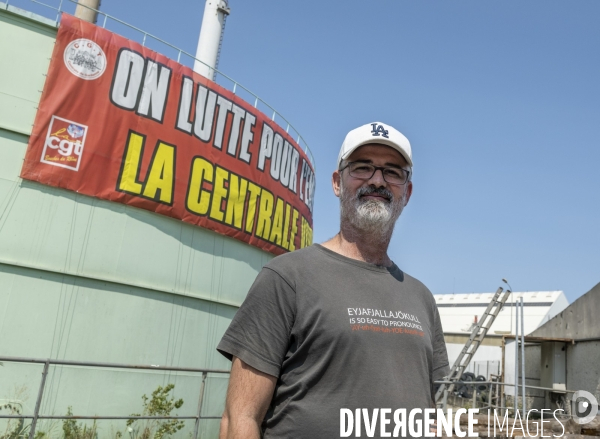 Réunion syndicale à la Centrale thermique de Gardanne.