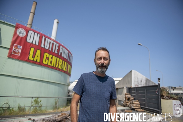 Réunion syndicale à la Centrale thermique de Gardanne.