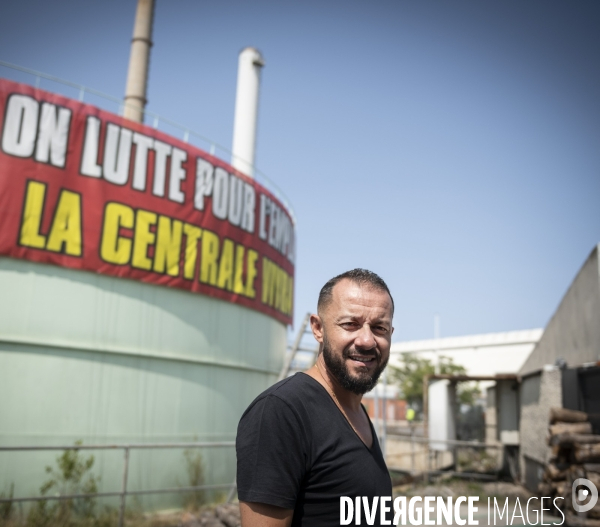 Réunion syndicale à la Centrale thermique de Gardanne.