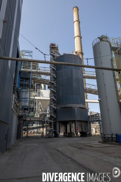 Réunion syndicale à la Centrale thermique de Gardanne.