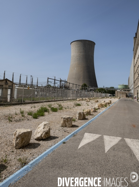 Réunion syndicale à la Centrale thermique de Gardanne.