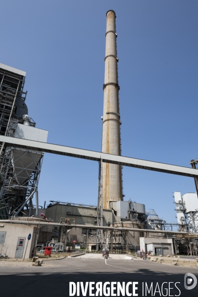 Réunion syndicale à la Centrale thermique de Gardanne.