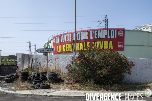 Réunion syndicale à la Centrale thermique de Gardanne.