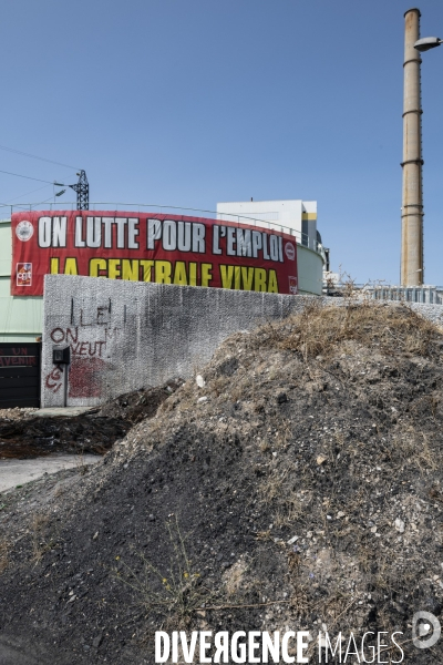 Réunion syndicale à la Centrale thermique de Gardanne.