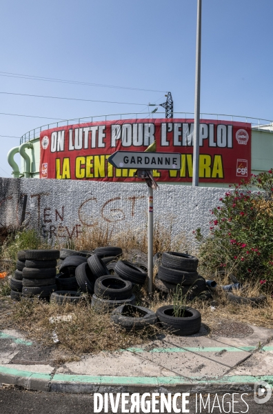 Réunion syndicale à la Centrale thermique de Gardanne.