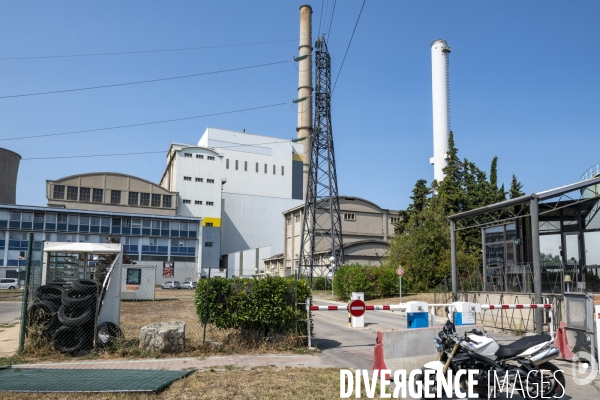 Réunion syndicale à la Centrale thermique de Gardanne.