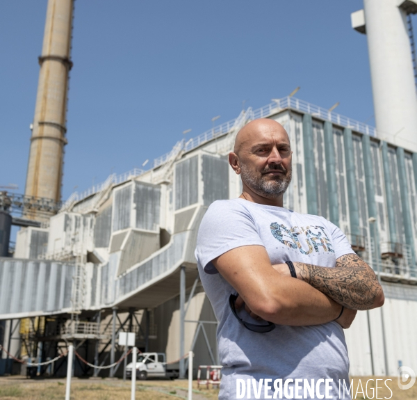 Réunion syndicale à la Centrale thermique de Gardanne.