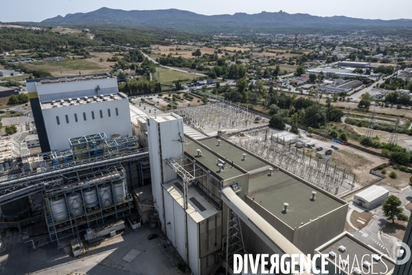 Réunion syndicale à la Centrale thermique de Gardanne.