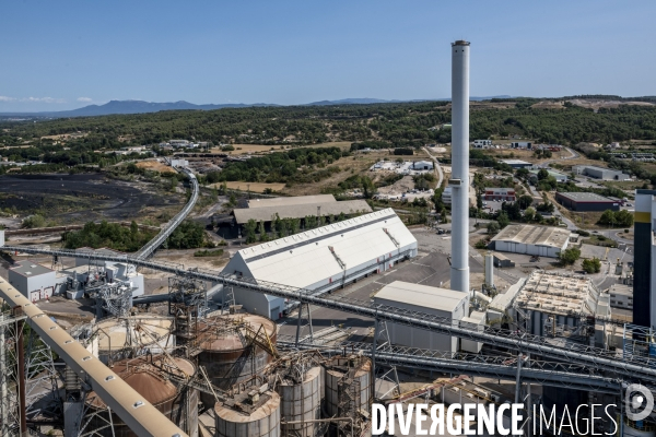 Réunion syndicale à la Centrale thermique de Gardanne.