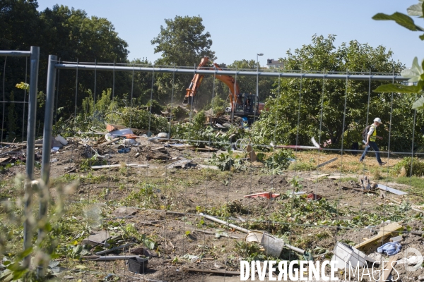 Destruction des jardins des vertus.