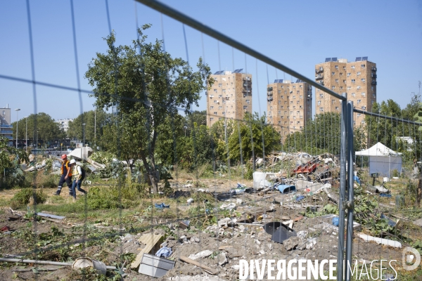 Destruction des jardins des vertus.