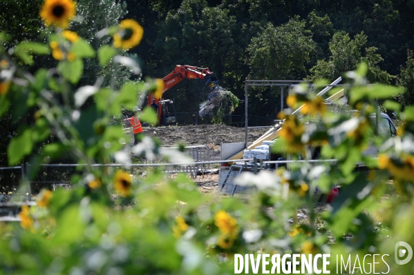 Destruction des jardins ouvriers d Aubervilliers