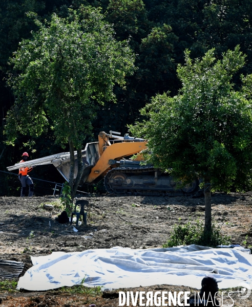 Destruction des jardins ouvriers d Aubervilliers