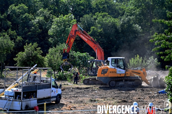 Destruction des jardins ouvriers d Aubervilliers