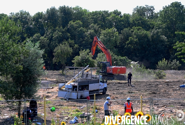 Destruction des jardins ouvriers d Aubervilliers