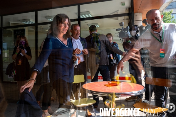 Anne Hidalgo à l université d été du PS.