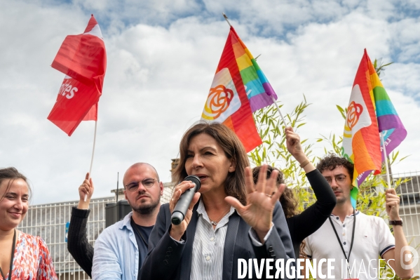 Anne Hidalgo au Campus 21 du PS.