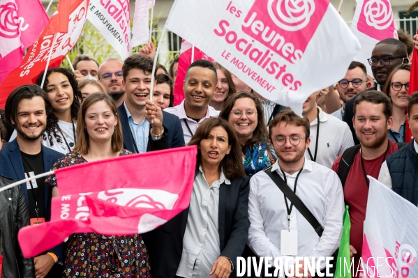 Anne Hidalgo au Campus 21 du PS.