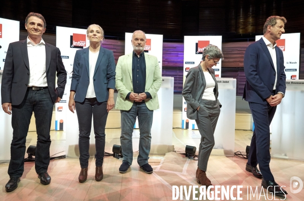 Premier Débat Primaire EELV sur France Inter