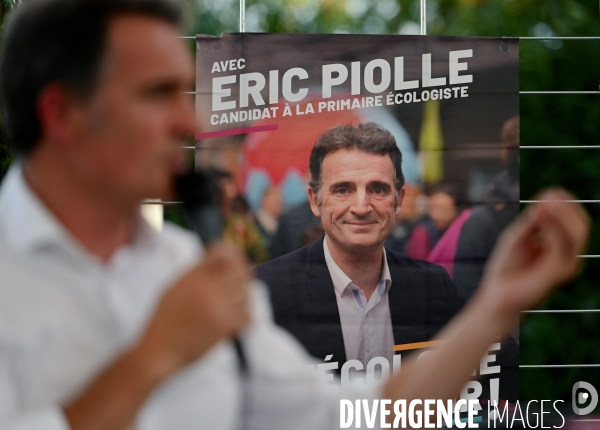 Eric Piolle en campagne pour la presidentielle 2022