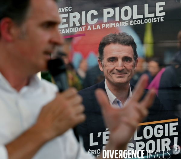 Eric Piolle en campagne pour la presidentielle 2022