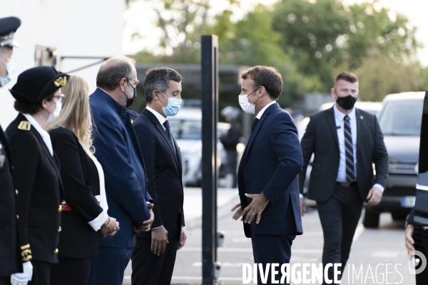 Macron à Marseille jour 1