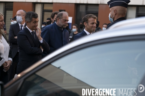 Macron à Marseille jour 1