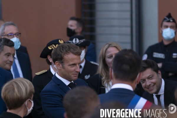 Macron à Marseille jour 1