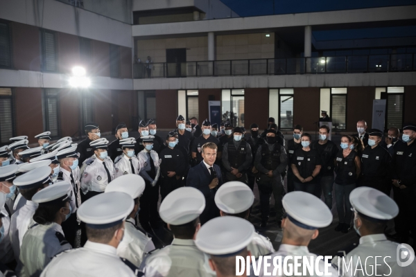 Macron à Marseille jour 1