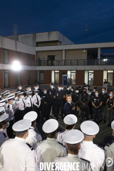 Macron à Marseille jour 1