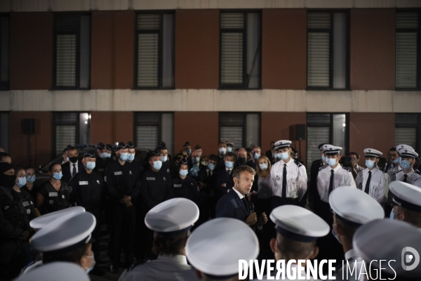 Macron à Marseille jour 1