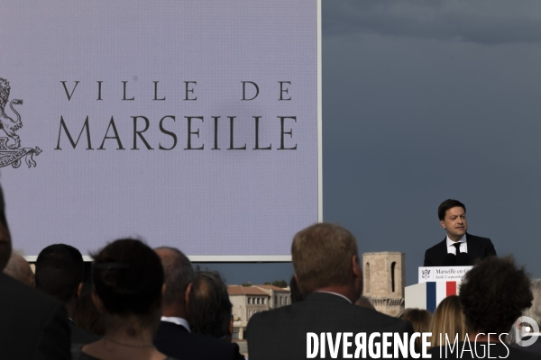 Macron à Marseille, j2: Discours du Pharo