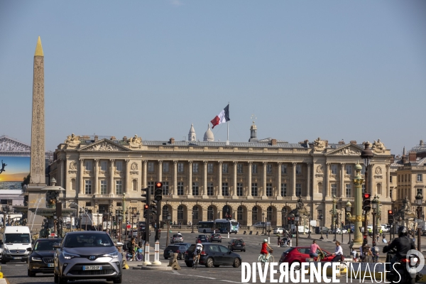 L Hôtel de la Marine place de la Concorde après restauration.