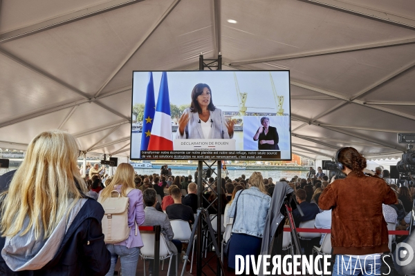 Anne Hidalgo declare sa candidature à l élection présidentielle