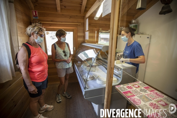 La dernière ferme fromagère de Ceillac.