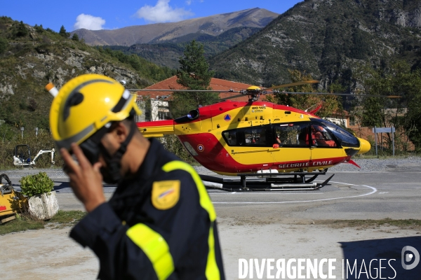 Au lendemain du passage de la tempête Alex le 2/10/2020 un pont aérien est mis en oeuvre pour évacuer les sinistrés et acheminer vivres et matériels. Environ 30 hélicoptères et 300 rotations quotidienne