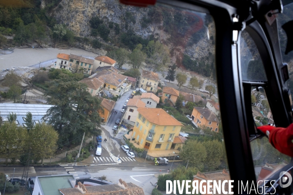 Au lendemain du passage de la tempête Alex le 2/10/2020 un pont aérien est mis en oeuvre pour évacuer les sinistrés et acheminer vivres et matériels. Environ 30 hélicoptères et 300 rotations quotidienne