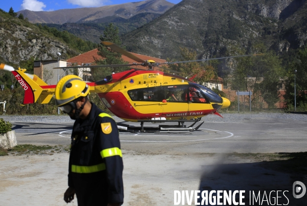 Au lendemain du passage de la tempête Alex le 2/10/2020 un pont aérien est mis en oeuvre pour évacuer les sinistrés et acheminer vivres et matériels. Environ 30 hélicoptères et 300 rotations quotidienne