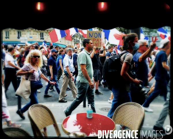 Manifestation contre le Passe sanitaire