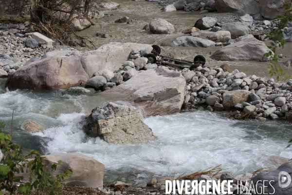 Saint Dalmas de Tende le 07/10/2020 les bords de la Roya