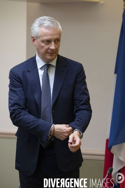 Bruno LE MAIRE et Alain GRISET chez les commerçants de Saint-Germain-en-Laye