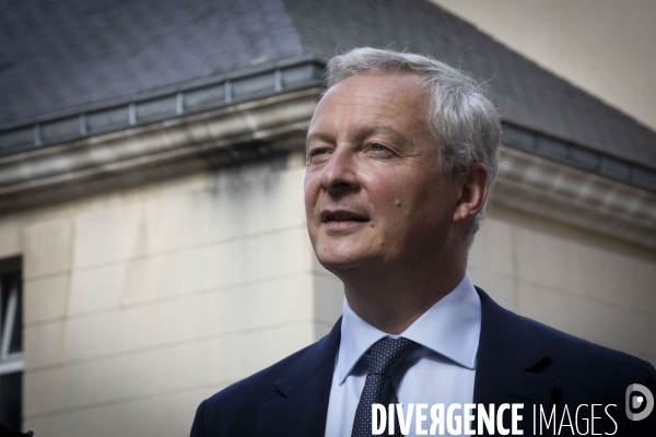 Bruno LE MAIRE et Alain GRISET chez les commerçants de Saint-Germain-en-Laye