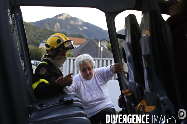 Tende le 08/10/2020 Anna 83 ans est evacuée en helicoptere afin de se faire operer du coeur
