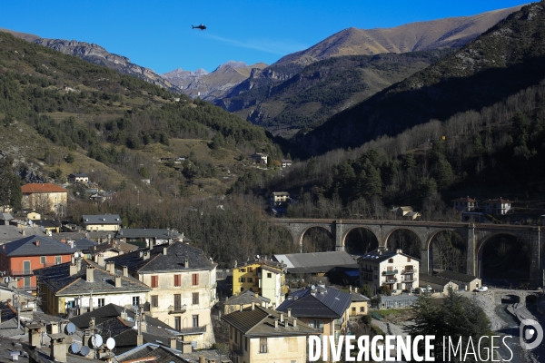 Tende le 26/11/2020  vues du village de Tende.