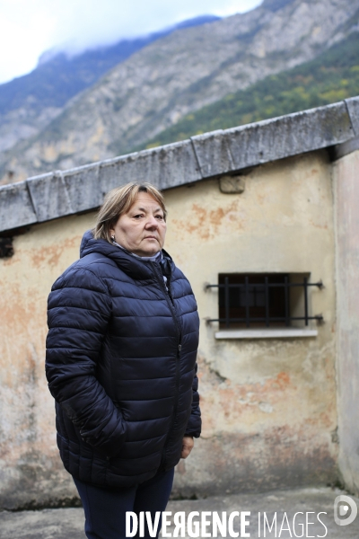 Tende le 10/10/2020 Elsa Giordano  soeur de Paul , berger disparu au col de Tende.